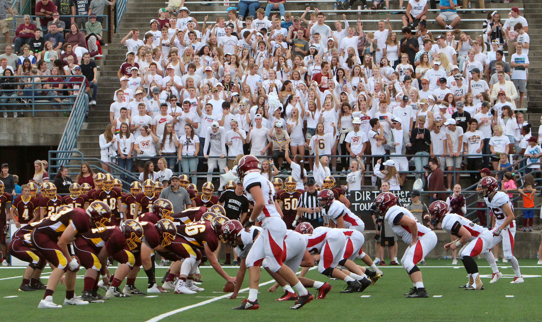 Chi-Hi football at Menomonie 8-31-18
